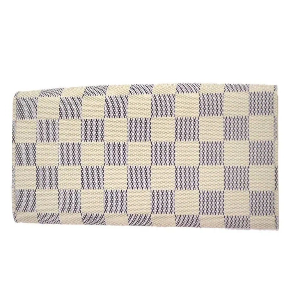 Louis Vuitton Damier Azur Portofeuil Sara Coin Purse Wallet - Picture 2 of 7